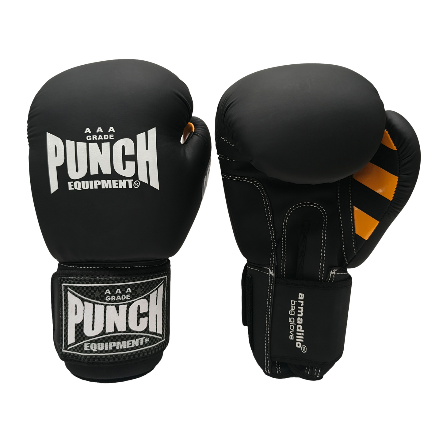 Armadillo Sparring Boxing Gloves – 16oz, Matt Black