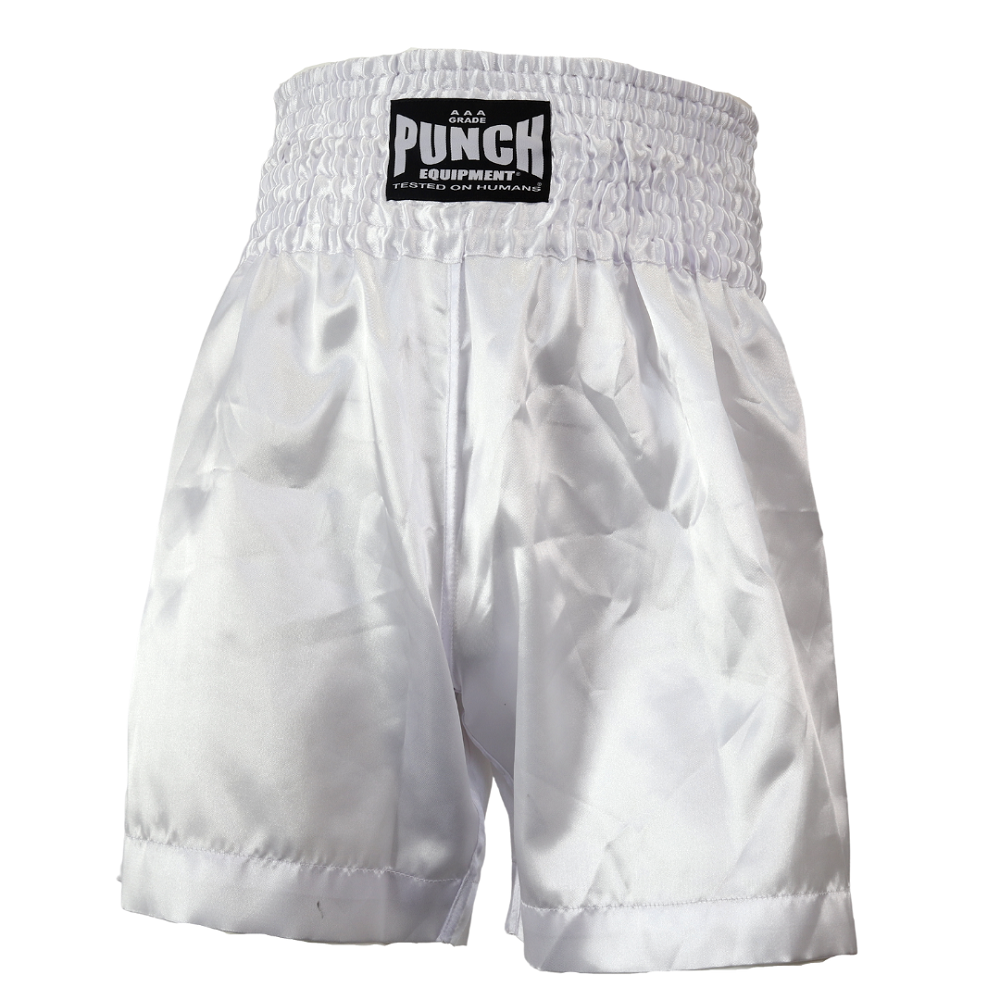 BOXING SHORTS - PRO - Large - WHITE