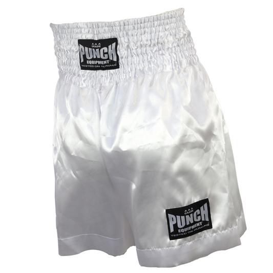 Pro Boxing Shorts – Large, White