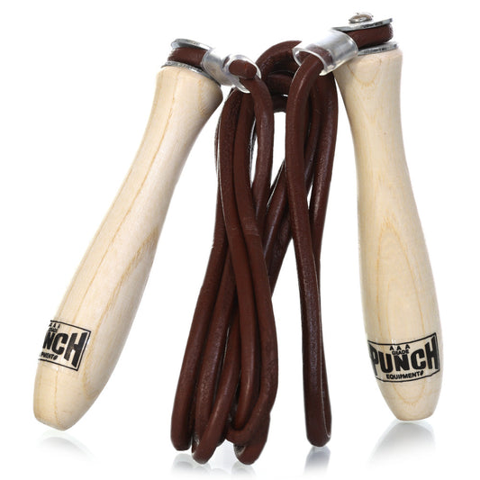 Professional Leather Skipping Rope – 9ft