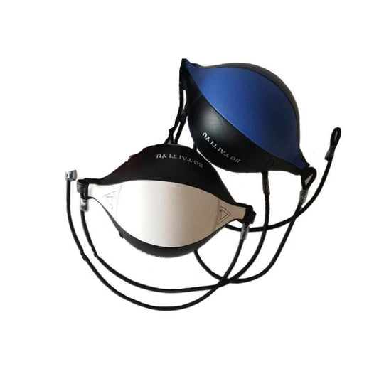 Suspended Boxing Training Ball - Pear Shape - Blue Black