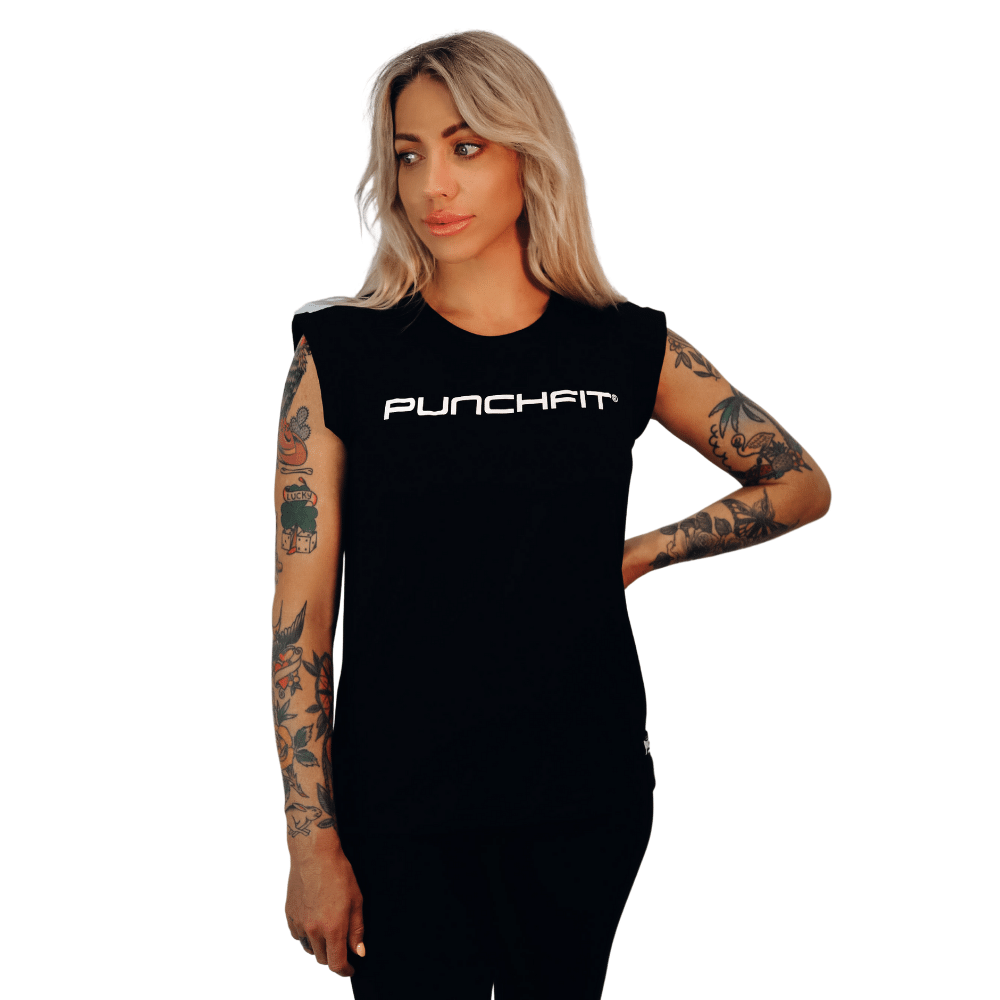 Punchfit Women's Muscle Shirt – Black