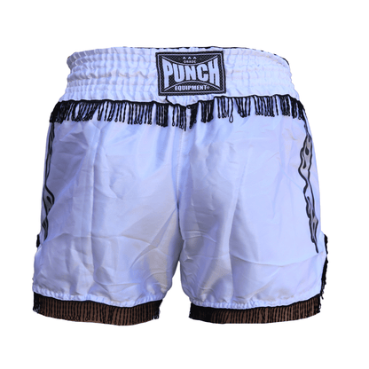 Hero Muay Thai Shorts – White (One Size)