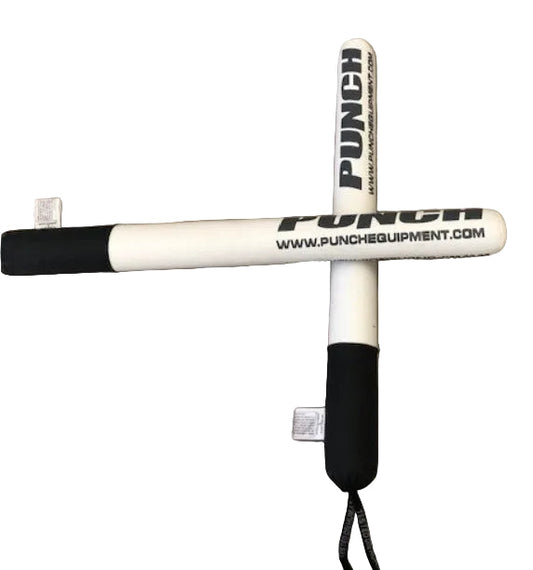 Urban Coaching Sticks – White/Black (Pair)