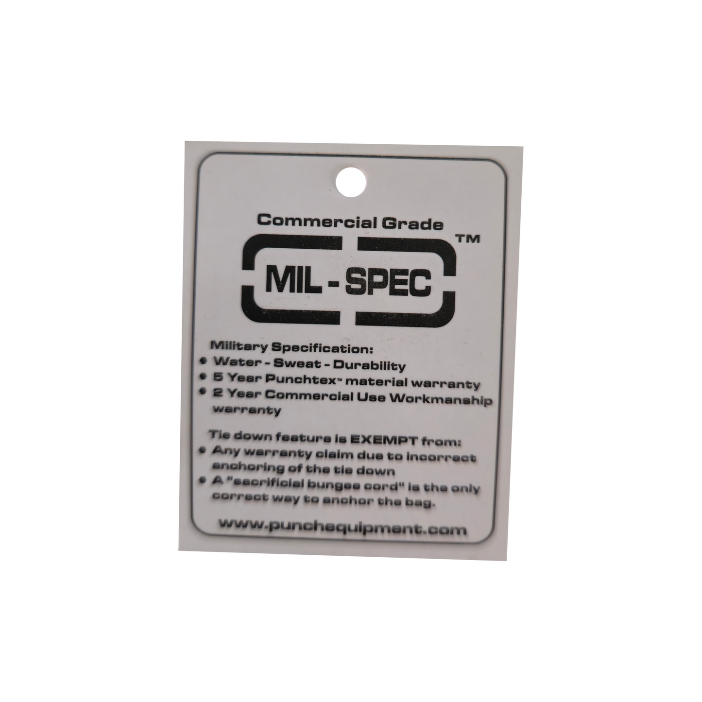 Trophy Getters Mil-Spec Refillable Boxing Bag – 6ft, Black