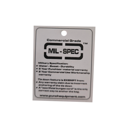 Trophy Getters Mil-Spec Empty Boxing Bag Casing – 5ft, Black