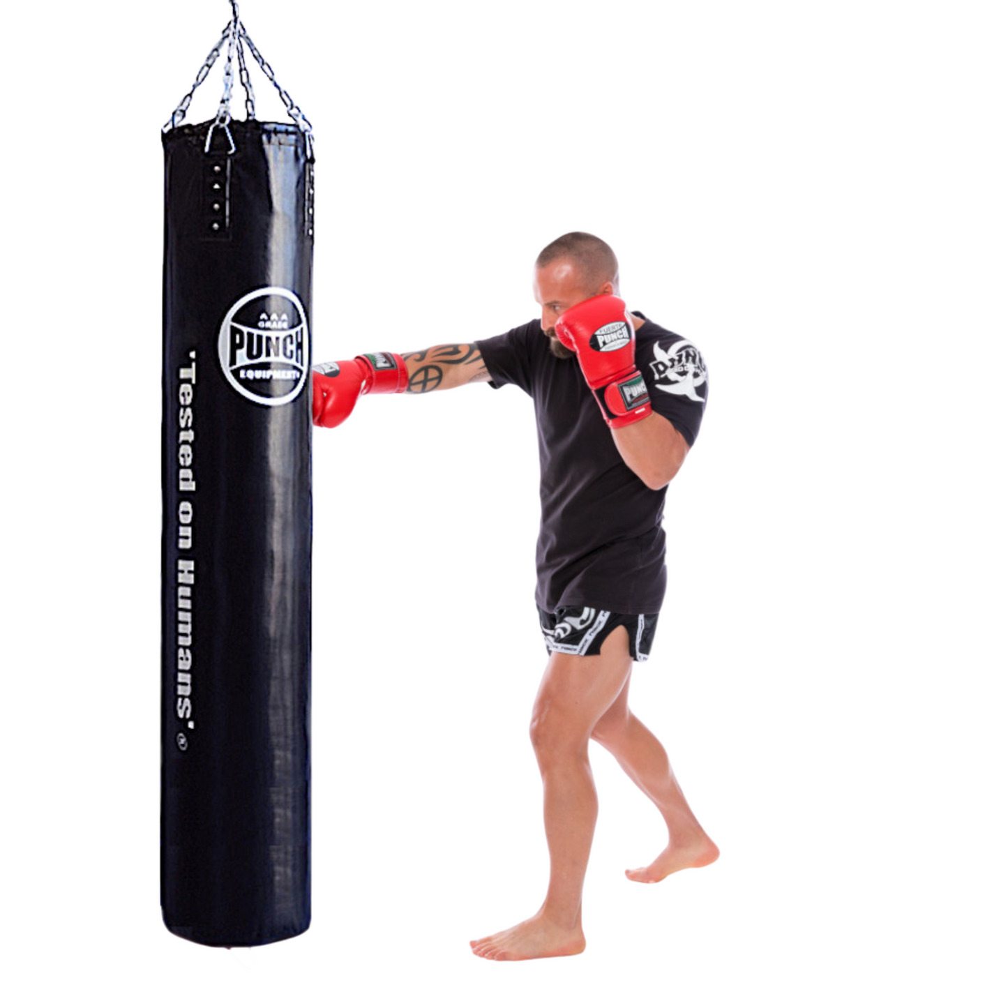 Trophy Getters Refillable Boxing Bag – 6ft, Black