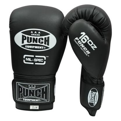 Trophy Getters Mil-Spec Boxing Gloves – Matt Black