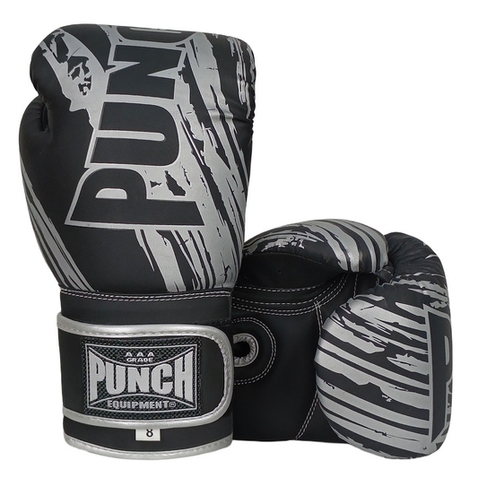 BOXING GLOVES - Youth (8-14yo) - 8oz - MATT BLACK
