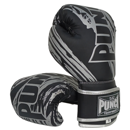 Youth Boxing Gloves – 8oz, Matt Black (Ages 8–14)