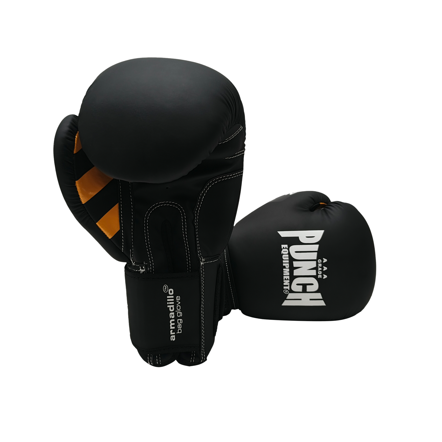 Armadillo Sparring Boxing Gloves – 16oz, Matt Black