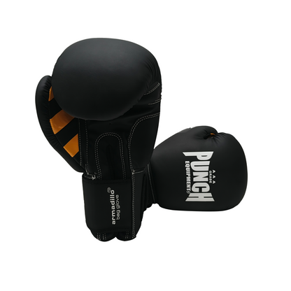 Armadillo Sparring Boxing Gloves – 16oz, Matt Black