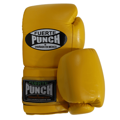 Mexican Elite Boxing Gloves – 16oz, Yellow