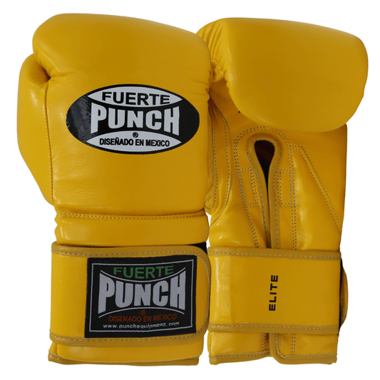Mexican Elite Boxing Gloves – 16oz, Yellow
