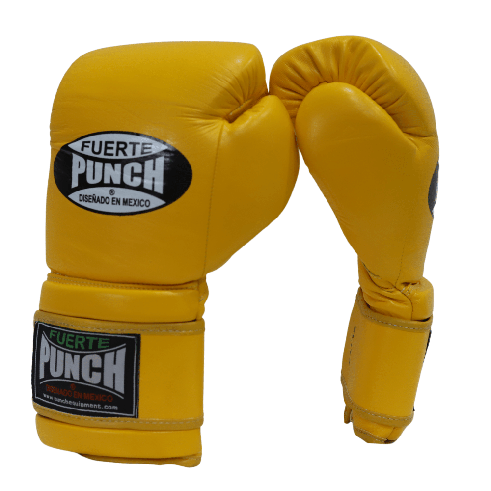 Mexican Elite Boxing Gloves – 16oz, Yellow