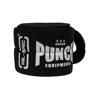 Mil-Spec Hand Wraps – 4.5m, Black (3 Pairs)