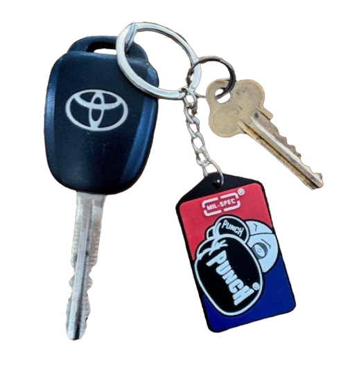 Mil-Spec Tough Guy Rubber Keyring