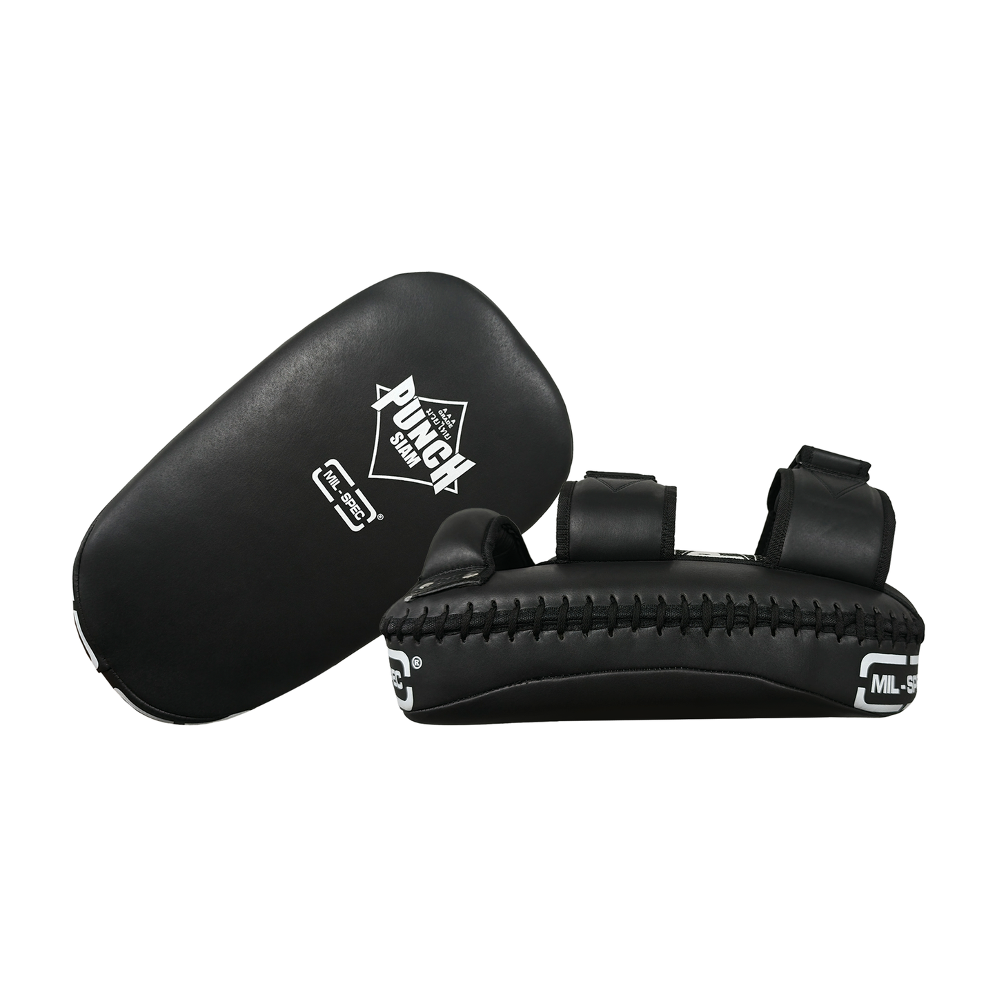 Mil-Spec Curved Thai Pads – Black