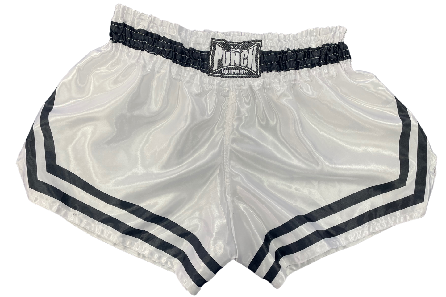 Siam Muay Thai Shorts – White/Black