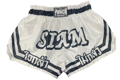 THAI SHORTS - Siam™ - WHITE/BLACK