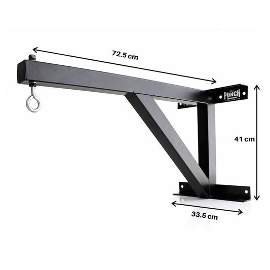 Commercial-Grade Boxing Bag Wall Bracket – Black
