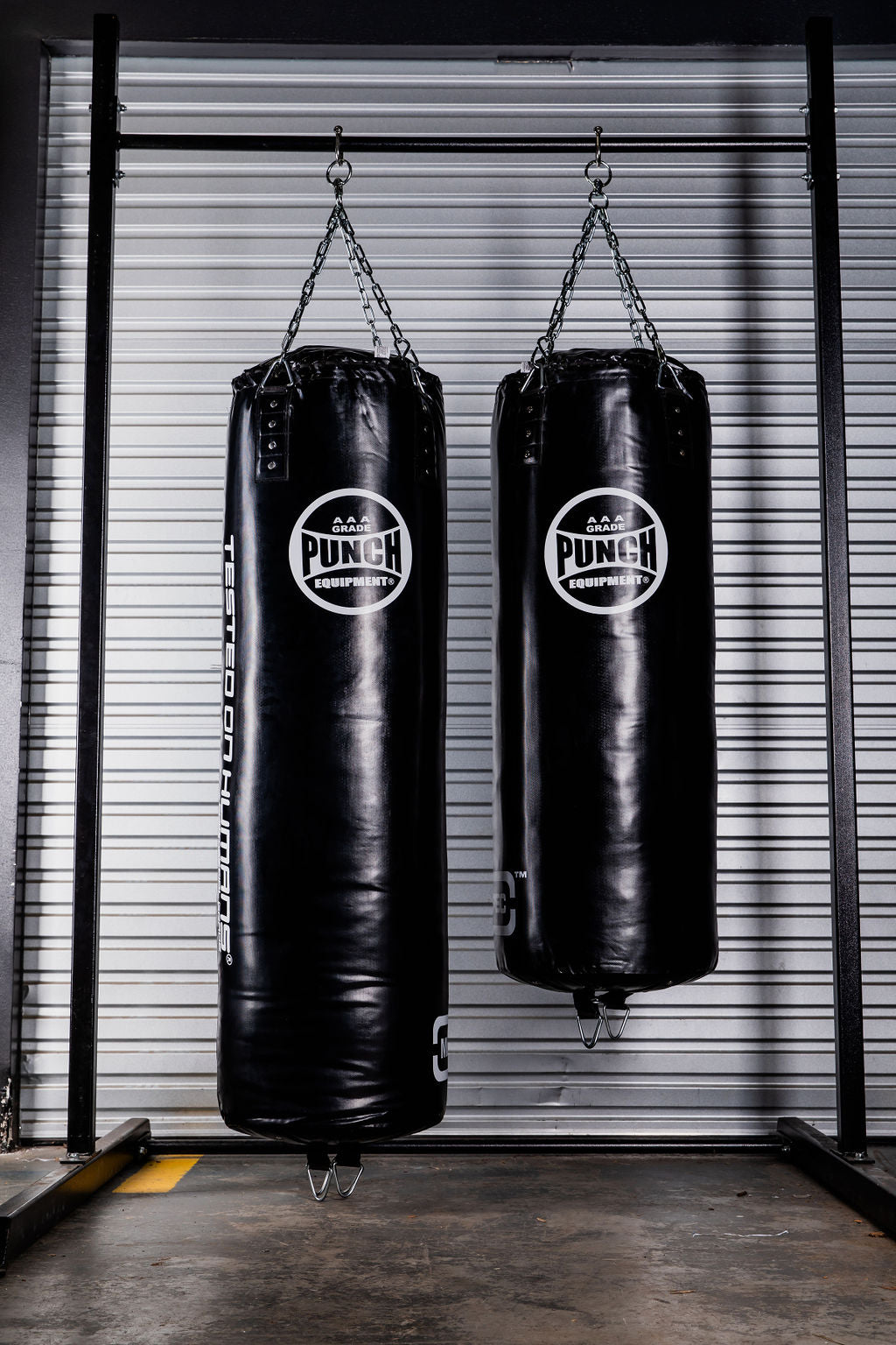 Trophy Getters Mil-Spec Empty Boxing Bag Casing – 5ft, Black