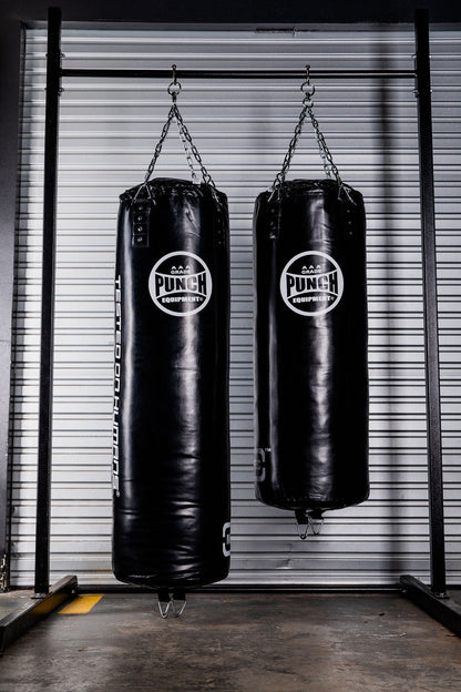 Trophy Getters Mil-Spec Empty Boxing Bag Casing – 5ft, Black
