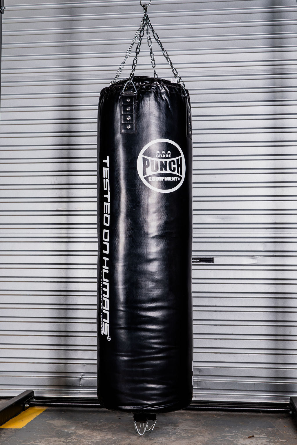 Trophy Getters Mil-Spec Empty Boxing Bag Casing – 5ft, Black