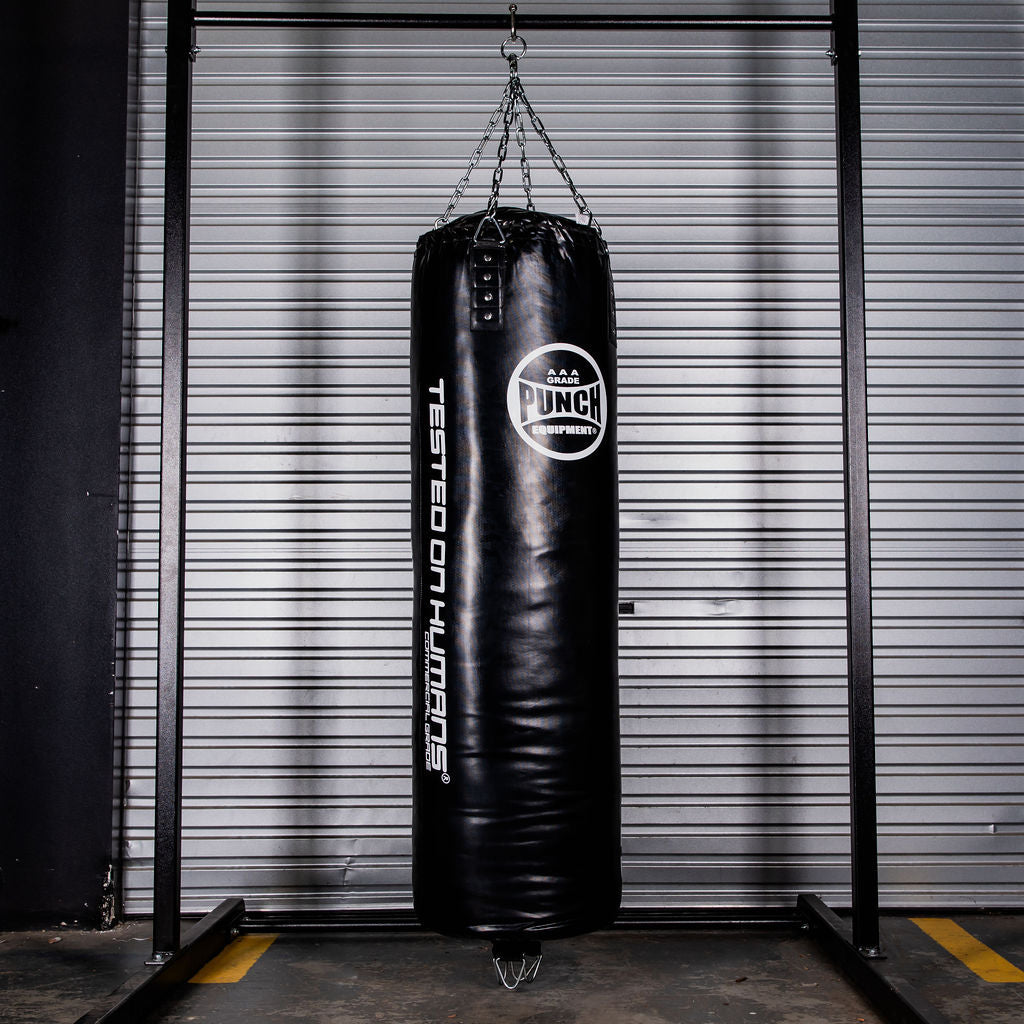 Trophy Getters Mil-Spec Empty Boxing Bag Casing – 5ft, Black