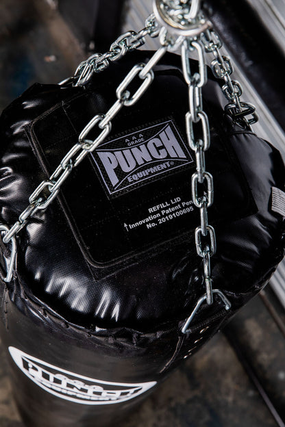 Trophy Getters Mil-Spec Refillable Boxing Bag – 6ft, Black