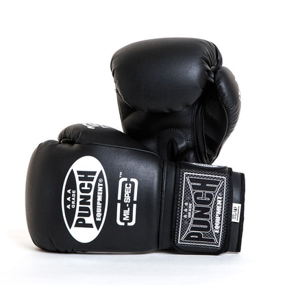 Trophy Getters Mil-Spec Boxing Gloves – Matt Black