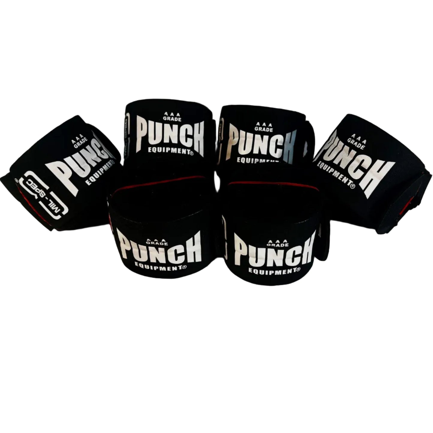 Mil-Spec Hand Wraps – 4.5m, Black (3 Pairs)