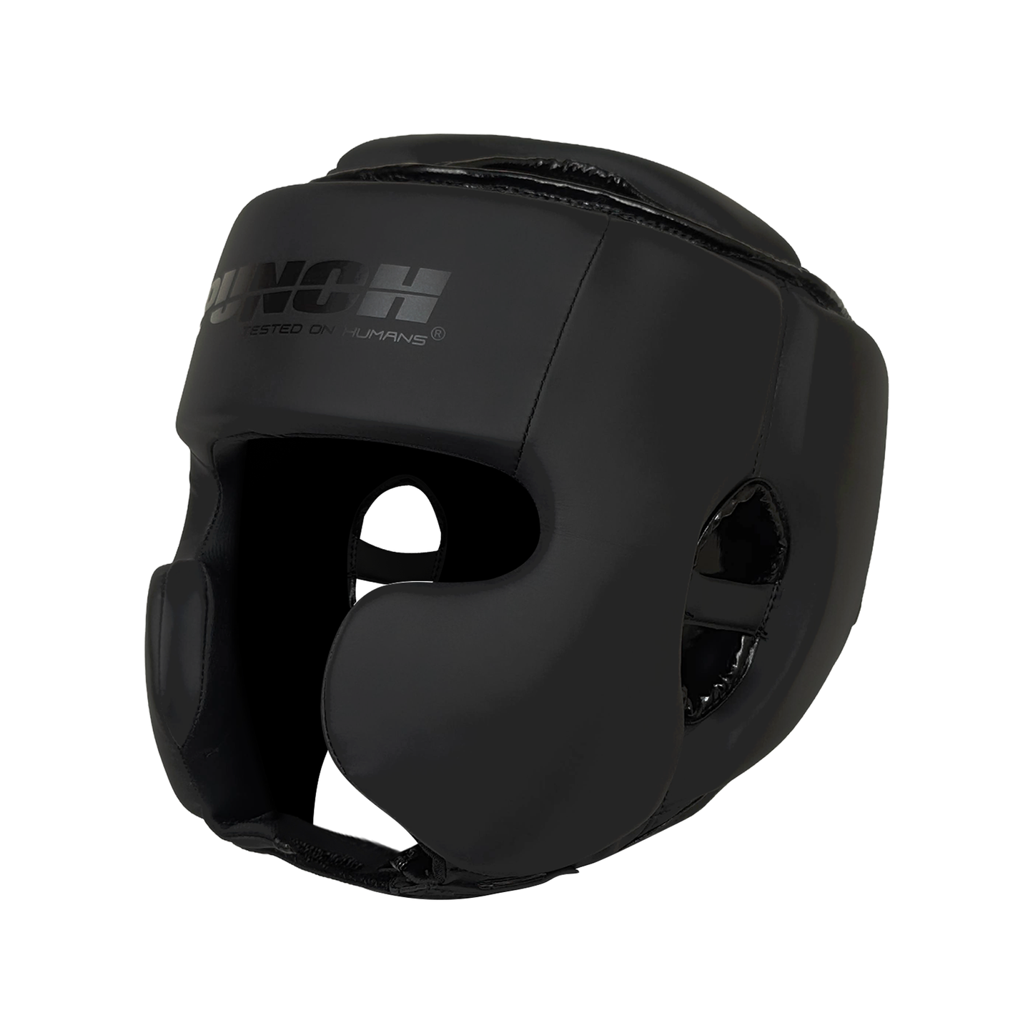 Urban Open-Face Head Gear with Cheeks – Black