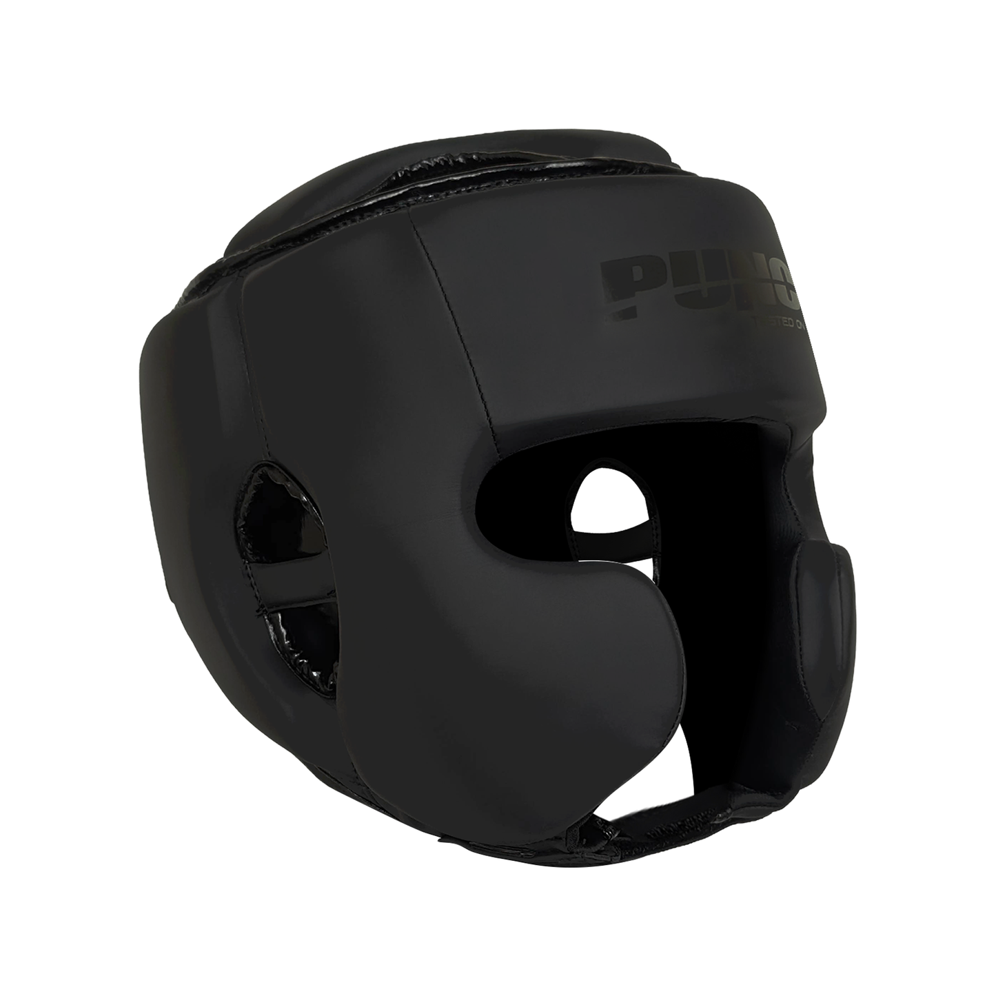 Urban Open-Face Head Gear with Cheeks – Black