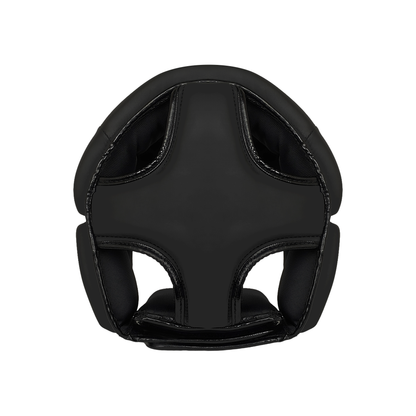 Urban Open-Face Head Gear with Cheeks – Black