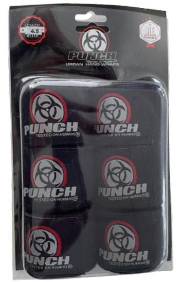 HAND WRAPS - Urban™ 4.5m - 3 SET - BLACK