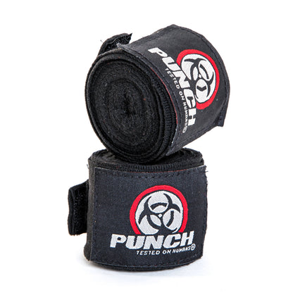 Urban Hand Wraps – 4.5m, Black (3 Pairs)