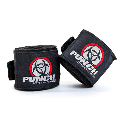 Urban Hand Wraps – 4.5m, Black (3 Pairs)