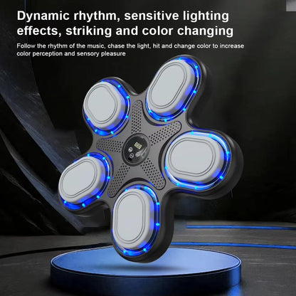 Bluetooth Music Boxing Machine With Adult Gloves - Reaction Training - With Half-Finger Gloves