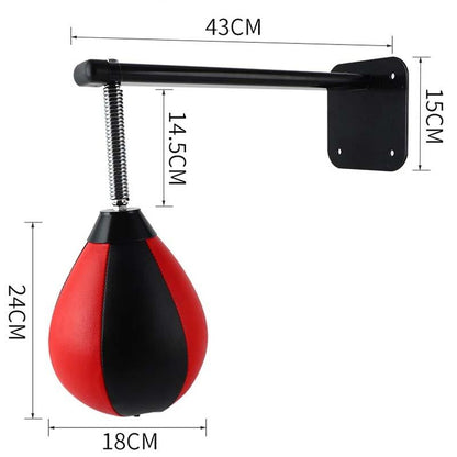 Vent Inflatable Wall-Mounted Speed Ball For Boxing And Martial Arts
