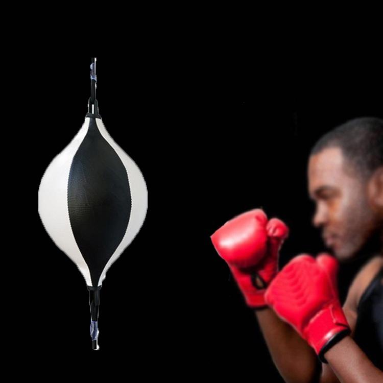 Suspended Boxing Training Ball - Pear Shape - Blue Black