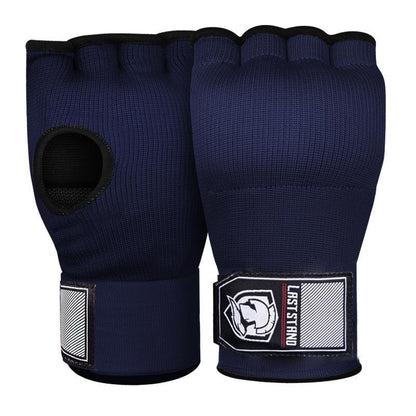 Protective Half Finger Boxing Gloves With Gel Padding And Wrist Support - One Size - Red