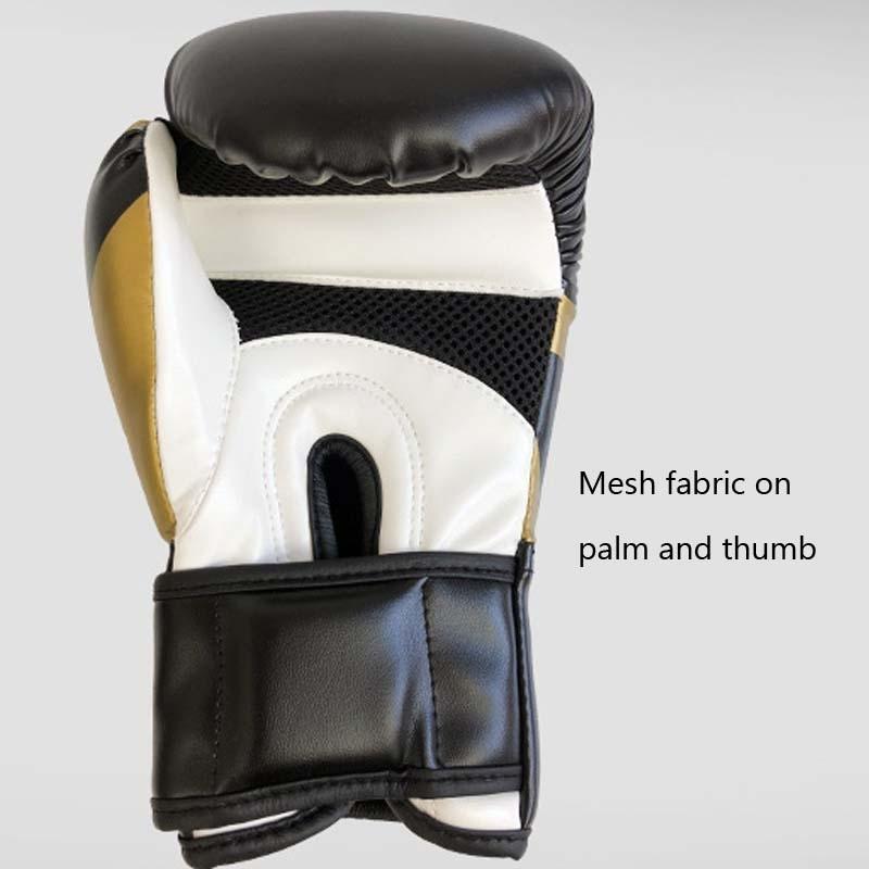 Professional Boxing Gloves For Adult Training - 10Oz Muay Thai Fighting - Fluorescent Yellow