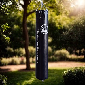 BOXING BAG - Trophy Getters® REFILLABLE - 6FT - BLACK