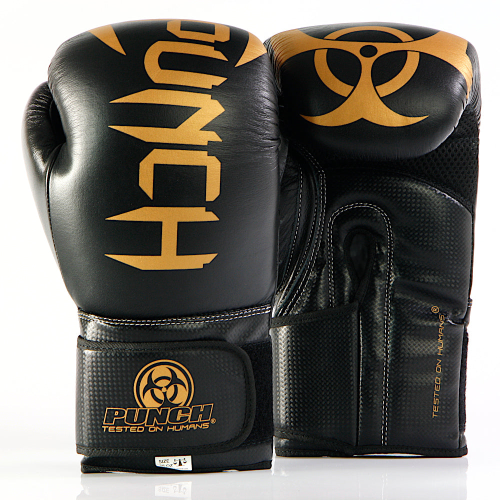 Urban Cobra Boxing Gloves – Black/Gold