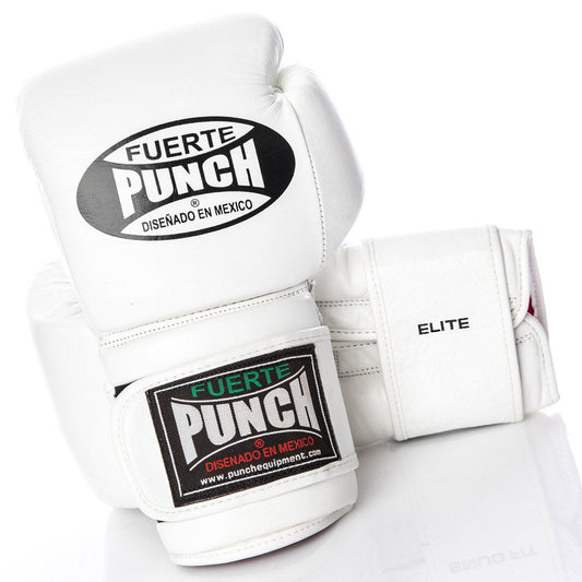 Mexican Elite Boxing Gloves – White