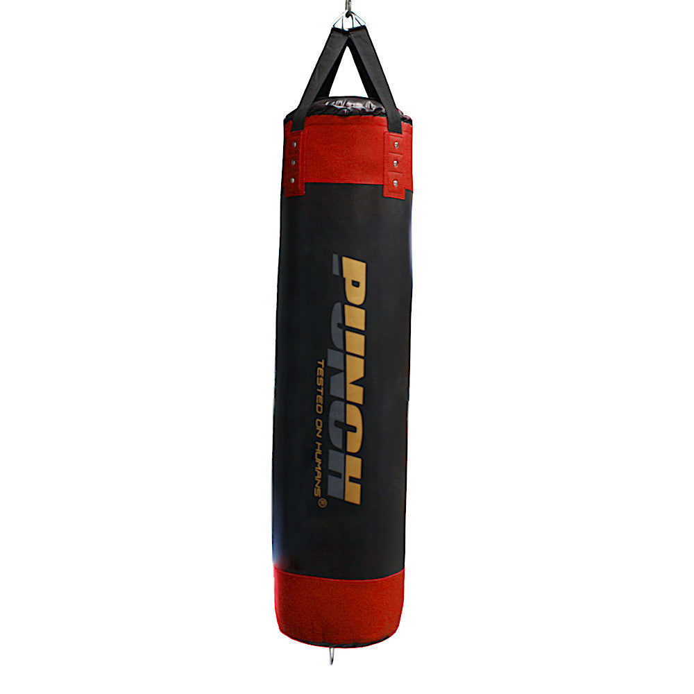 Urban Strap Boxing Bag – 6ft, Black/Red