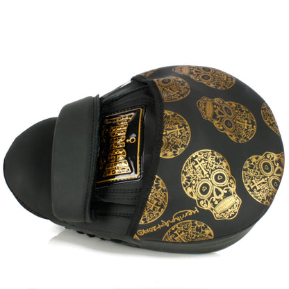 Urban Gold Skull Art Focus Pads – Black